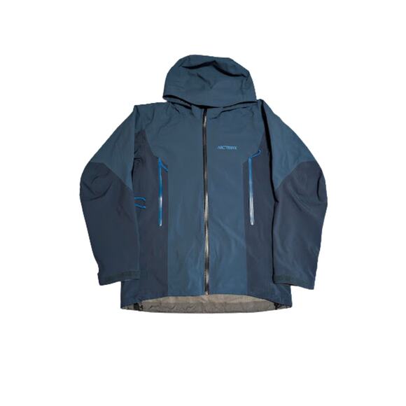 ARC'TERYX Stingray Gore-Tex RECCO Blue Soft Shell Snow Ski Jacket Men’s Size L - Picture 6 of 8